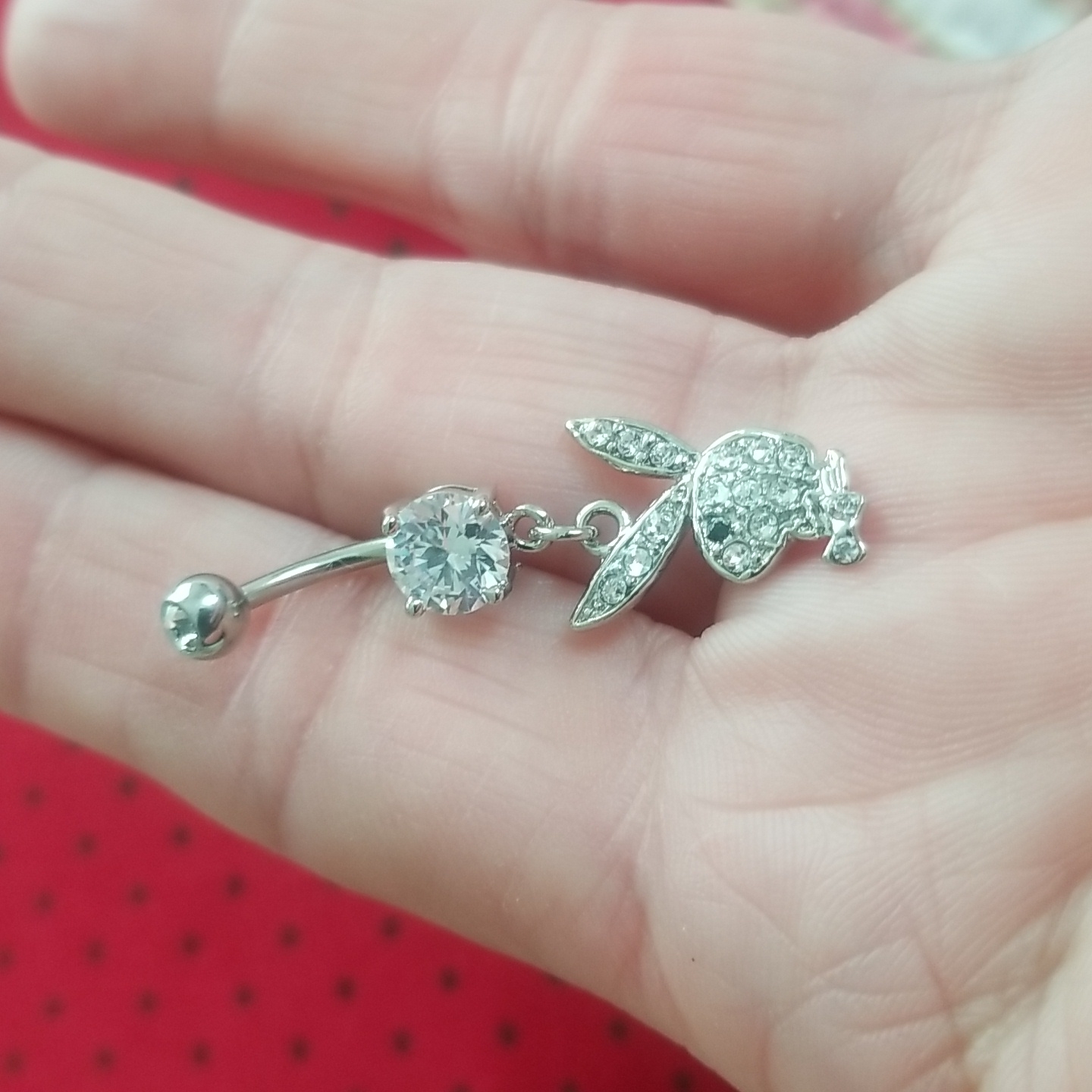 Playboy Bunny Design Navel Costume Jewelry 22$
